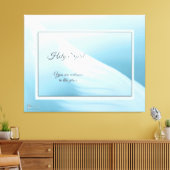 Heilige Geest, u bent welkom Canvas Afdruk (Insitu (Woonkamer))