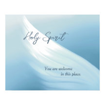 Heilige Geest U bent welkom Canvas Print