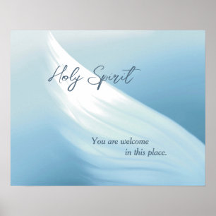 Heilige Geest U bent welkom Canvas Print