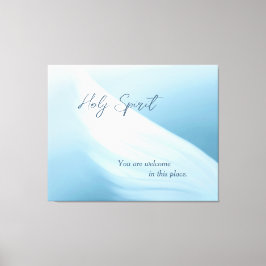 Heilige Geest U bent welkom Canvas Print