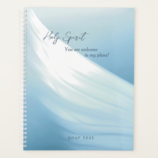 Heilige Geest, U bent welkom in mijn Planner (Voorkant)
