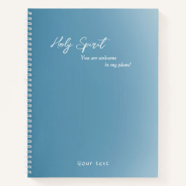Heilige Geest, u bent welkom Notitieboek