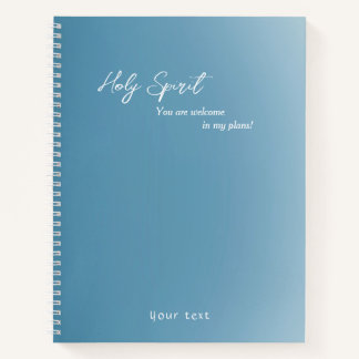 Heilige Geest, u bent welkom Notitieboek