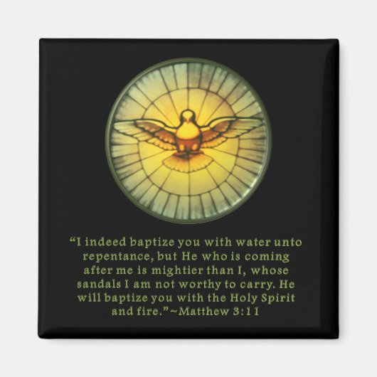 Heilige Geest Vuur Magneet (Voorkant)