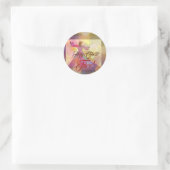 Heilige Geest Vuur! Ronde Sticker (Tas)