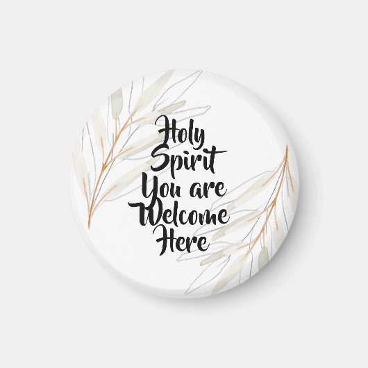 Heilige Geest, welkom hier Magneet (Voorkant)