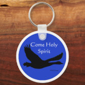 Heilige Geest (Wilde Goose) Sleutelhanger - Blauw (Voorkant)