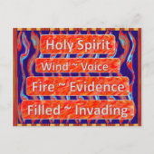 Heilige Geest~ Wind, Vuur, gevulde Briefkaarten (Voorkant)