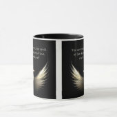 Heilige Geest Wings met Kruis en Schrift Verse Mok (Midden)
