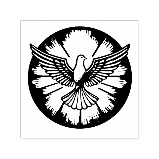 Heilige Geest Zelfinktende Stempel (Design)