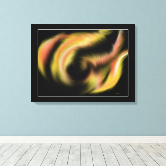 Heilige Geestelijke brandschildering Canvas Afdruk (Insitu (Houten vloer))