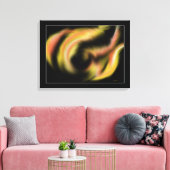 Heilige Geestelijke brandschildering Canvas Afdruk (Insitu (Woonkamer))
