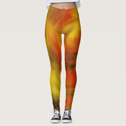 Heilige Geestelijke Christelijke Kunstschilder Leggings (Voorkant)