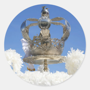 Heilige Geestenkop Ronde Sticker