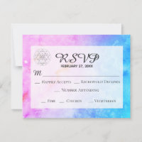 ** Heilige Geometrie Abstracte Waterverf bruiloft