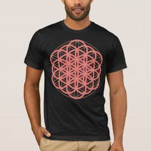 heilige geometrie bloem van het leven t-shirt