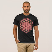 heilige geometrie bloem van het leven t-shirt (Voorkant volledig)