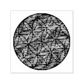 Heilige geometrie: bloem van het leven  zelfinktende stempel (Design)