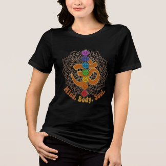 Heilige Geometrie & Chakras yoga T-shirt