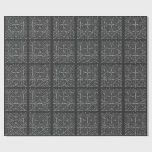 Heilige Geometrie Cirkels Bloem van het Leven Cadeaupapier (Vlak)