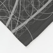 Heilige Geometrie Cirkels Bloem van het Leven Fleece Deken (Hoek)
