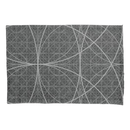 Heilige Geometrie Cirkels Bloem van het Leven Kussensloop (Voorkant)