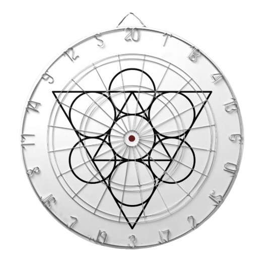 heilige geometrie dartbord (Voorkant)