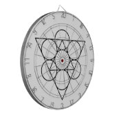 heilige geometrie dartbord (Voorkant Links)