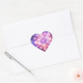 heilige geometrie hart sticker (Envelop)