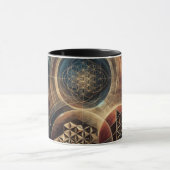 Heilige Geometrie Heilige Thee Mok (Midden)