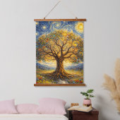 Heilige geometrie kunst boom hangend wandkleed (Slaapkamer)