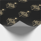 Heilige Geometrie Lotus Bloem Heks Occult Cadeaupapier (Hoek)