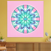 Heilige Geometrie Mandala 11 Canvas Print (Insitu (Woonkamer))