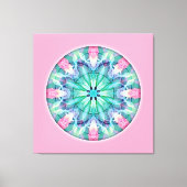 Heilige Geometrie Mandala 11 Canvas Print (Voorkant)