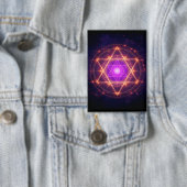 Heilige Geometrie Mandala – Licht in de Kosmos Button (Insitu)