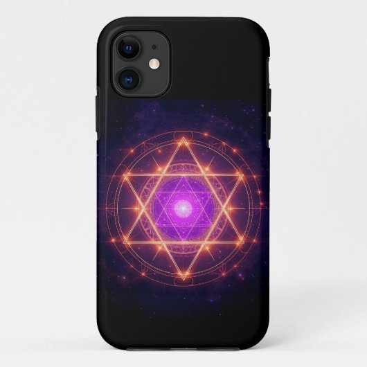 Heilige Geometrie Mandala – Licht in de Kosmos Case-Mate iPhone Case (Achterkant)