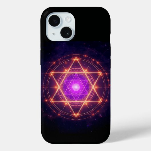 Heilige Geometrie Mandala – Licht in de Kosmos Case-Mate iPhone Case (Achterkant)