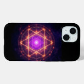 Heilige Geometrie Mandala – Licht in de Kosmos Case-Mate iPhone Case (Achterkant (horizontaal))