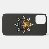🌟Heilige Geometrie Mandala – Tijdloze Gouden Ster Case-Mate iPhone Case (Achterkant (horizontaal))
