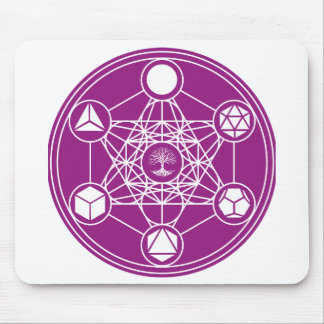 heilige geometrie Metatrons Kubus Abstracte Energi Muismat