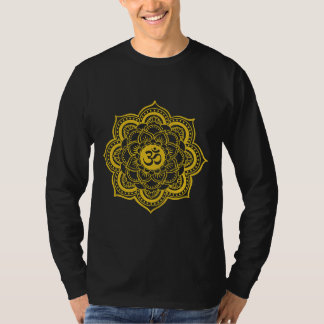 Heilige Geometrie Ohm gemonteerd T-shirt