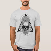 Heilige Geometrie Schedel T-shirt (Voorkant)