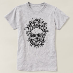 Heilige Geometrie Schedel T-shirt
