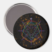 Heilige Geometrie Sigil Magneet (Voorkant / Achterkant)