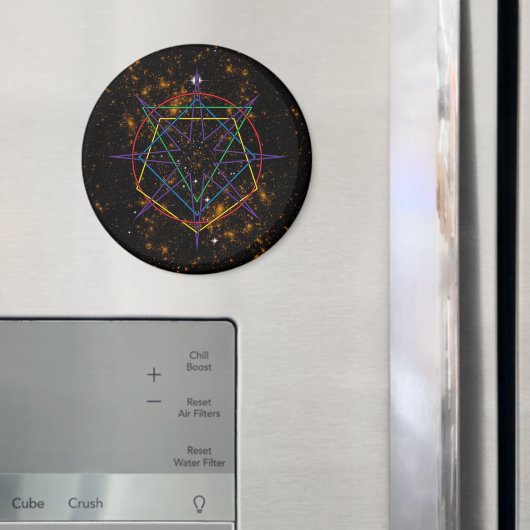 Heilige Geometrie Sigil Magneet (Insitu (Koelkast))