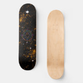 Heilige Geometrie Sigil Persoonlijk Skateboard (Voorkant)