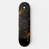 Heilige Geometrie Sigil Persoonlijk Skateboard (Voorkant)