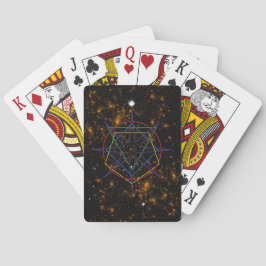 Heilige Geometrie Sigil Pokerkaarten