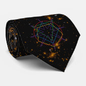 Heilige Geometrie Sigil Stropdas (Opgerold)