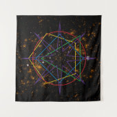 Heilige Geometrie Sigil Wandkleed (Voorkant (horizontaal))